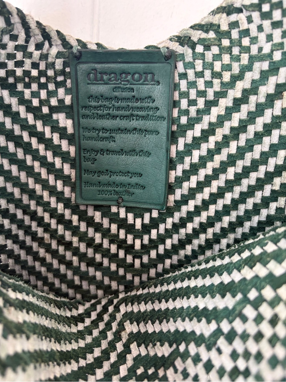 Dragon Diffusion leather woven bag - Picture 8 of 8